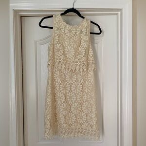 Cream Knit Azalea SF summer dress (fits size 2-6)